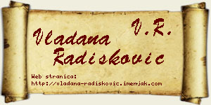 Vladana Radišković vizit kartica